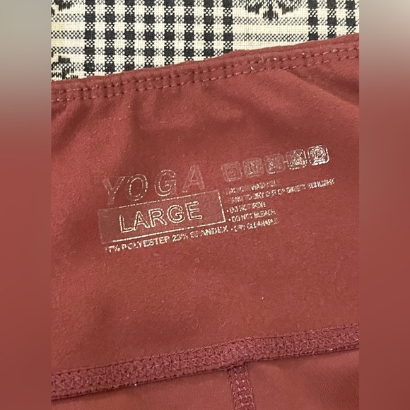 Women’s Activewear Lot Size Large 2 Leggings & 1 Mesh Tank Top Gray Danskin - Picture 6 of 8